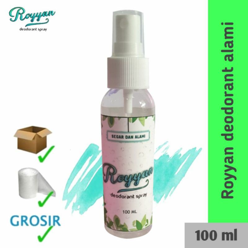 DEODORANT SPRAY PEMUTIH KETIAK &amp; MENGHILANGKAN BAU BADAN AR ROYYAN