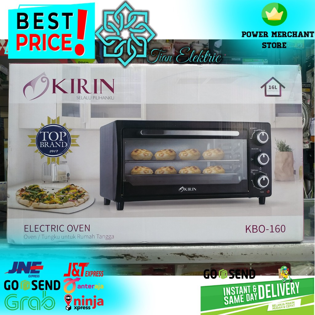 KIRIN KBO-160LL Electric Oven 16 Liter 600 Watt