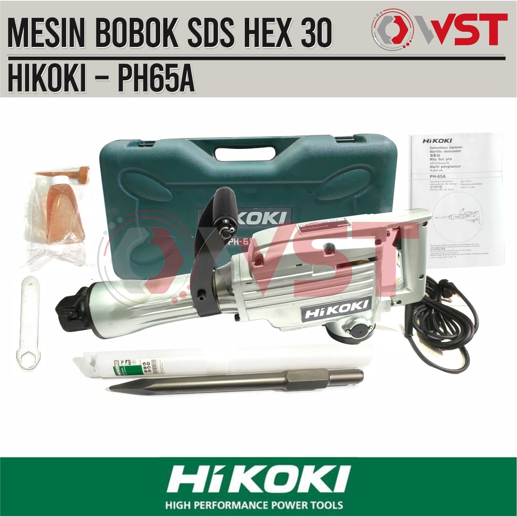 Jack Hammer HITACHI PH65A PH65 / Hikoki PH 65 A / Mesin Bor Bobok