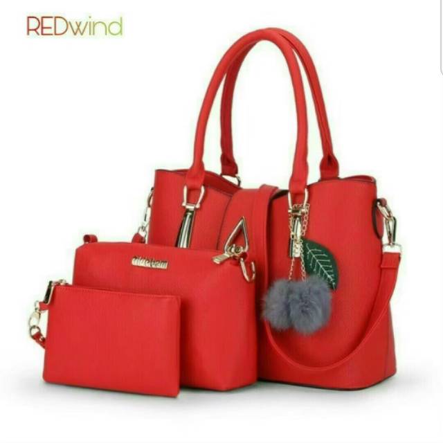 TAS WANITA TOP HANDLE AIR SET 3IN1 ADA TALI PANJANG NIQABIS