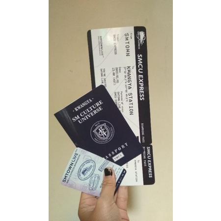 Passport dan Tiket NCT SMCU EXPRESS KWANGYA (FREE PC)
