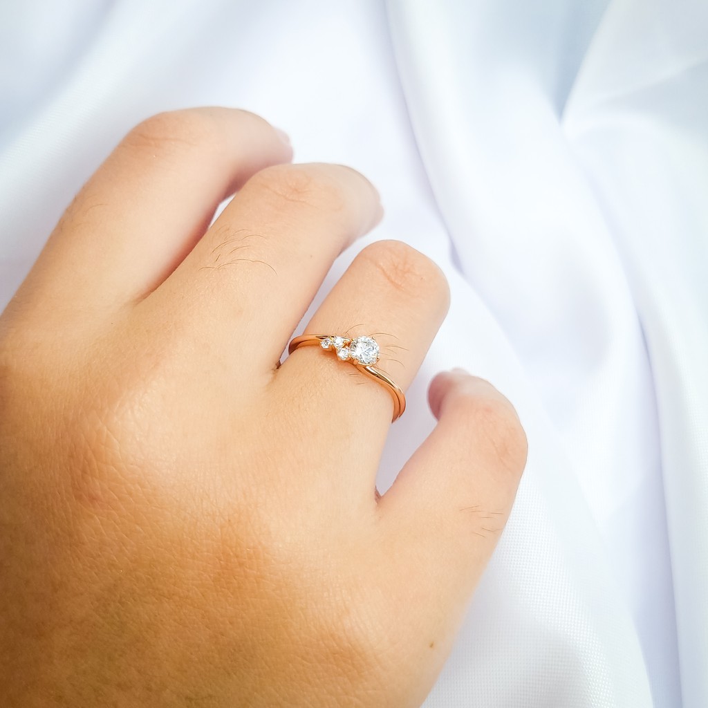 Cincin Kim Series by Sandra Dewi Gold Kadar 18K RI200268