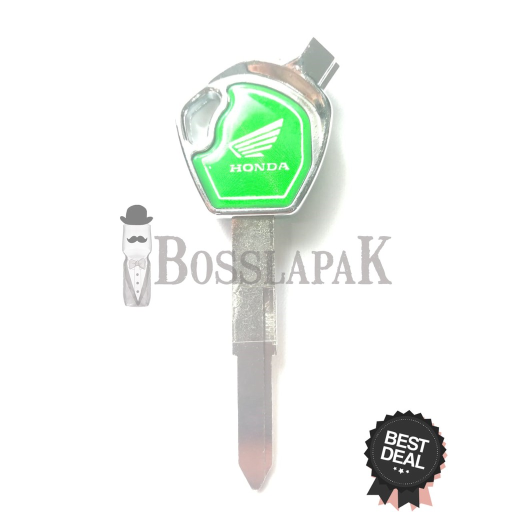 kunci duplikat keyblank motor honda revo beat variasi Hijau