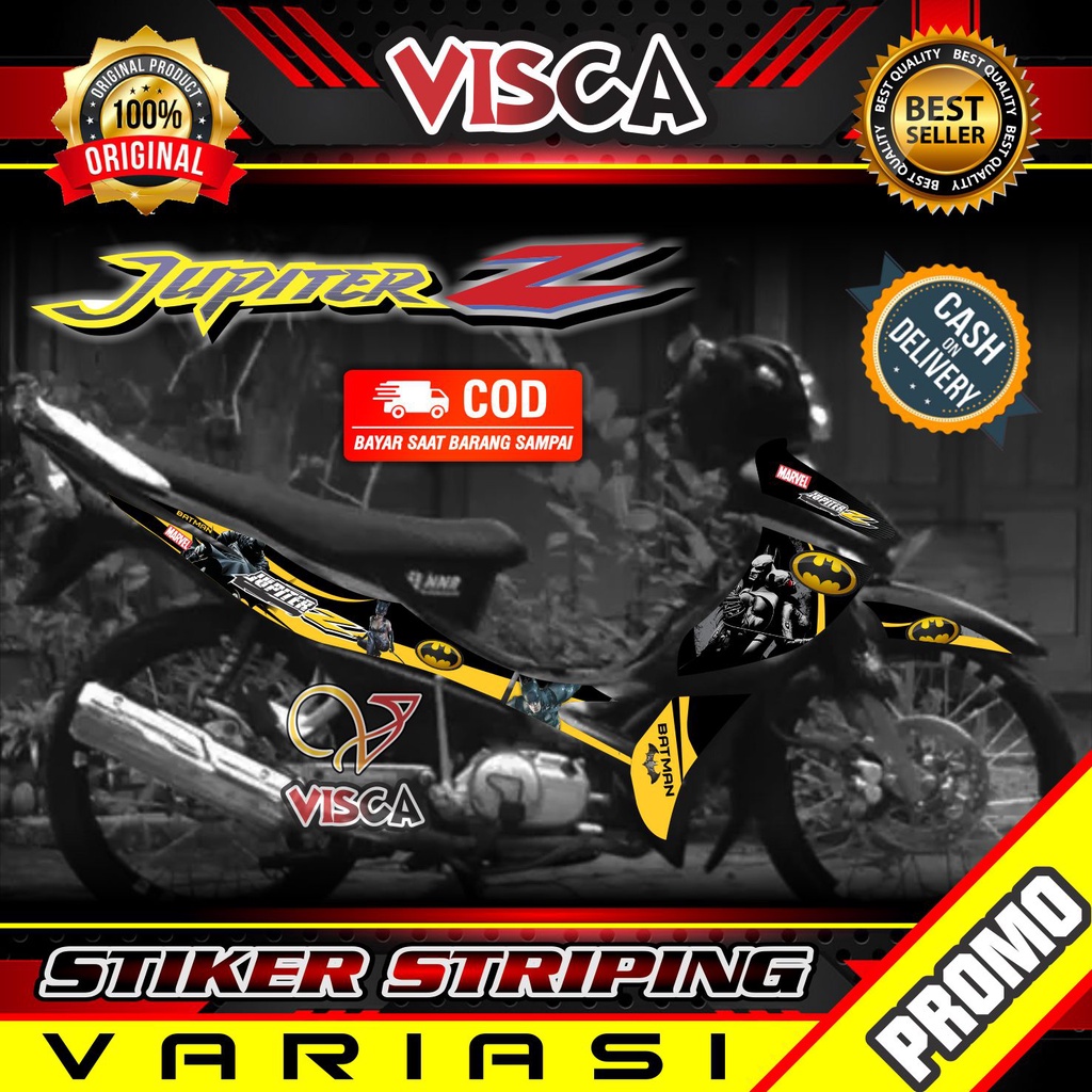 Striping Jupiter Z Burhan -  Sticker Striping Variasi Lis Jupiter Z Burhan - Striping Hologram Jupit