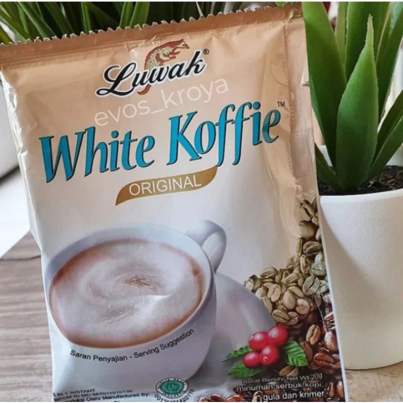 

Luwak White Coffe Kopi Sachet Renceng Premium Original