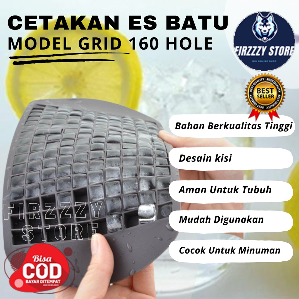 Cetakan Es Batu Model Grid 160 Hole