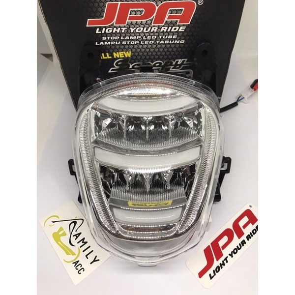 LAMPU STOP LED SCOOPY NEW JPA ORIGINAL / STOPLAMP BELAKANG HONDA ALL NEW SCOOPY FI ESP 2018-2020 JPA