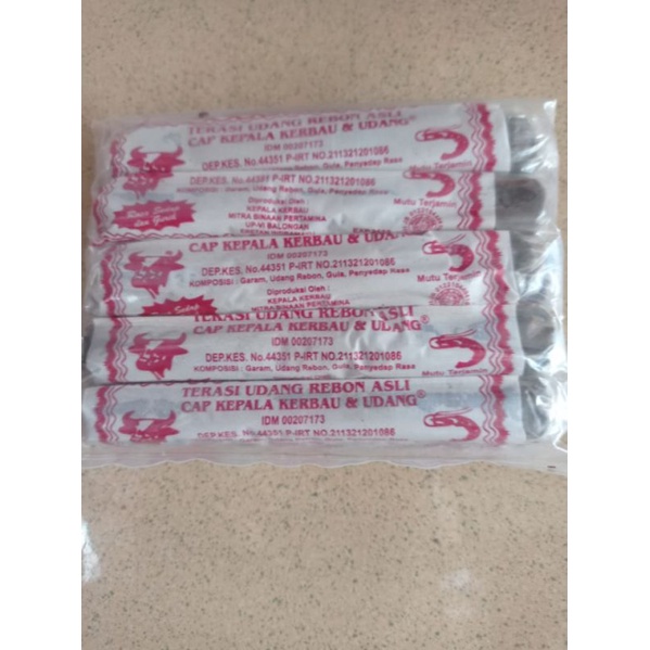 

Terasi Udang cap Kepala Kerbau