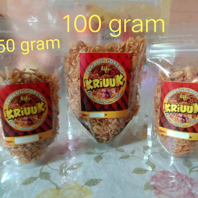 

Bawang goreng 100gram