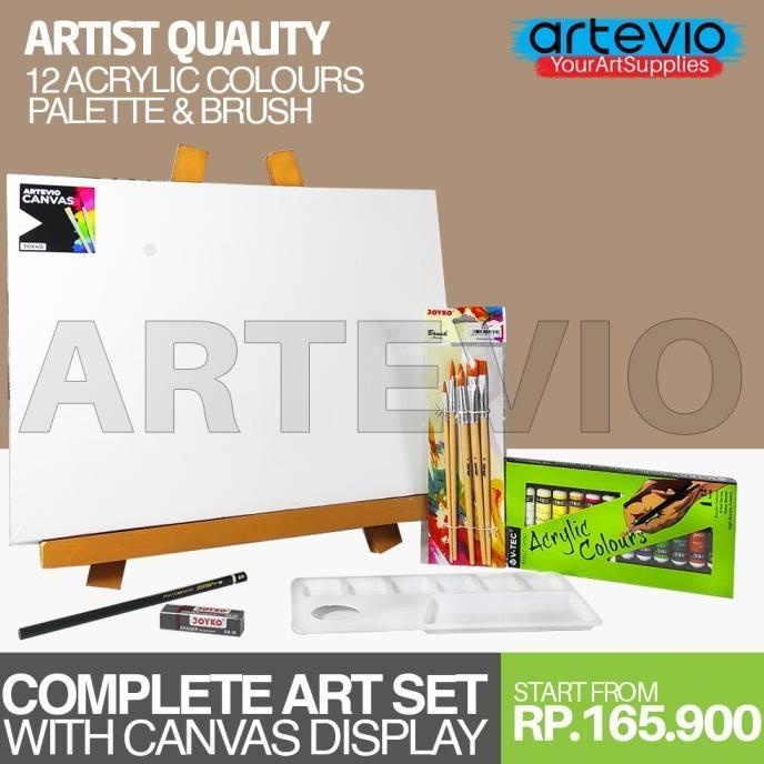 

Paket Lukis Besar / Kanvas Lukis Cat Acrylic Palet Dan Kuas Lukis