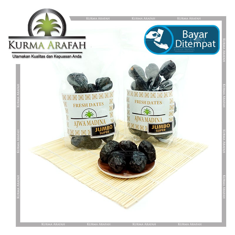 Kurma Ajwa Jumbo 250 gr Premium Super Jumbo XL