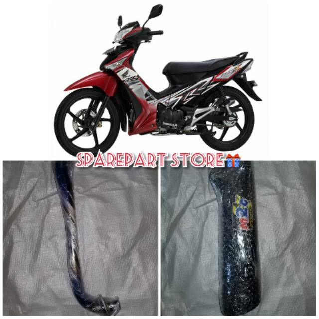 Knalpot wave tsukigi supra x 125 karisma