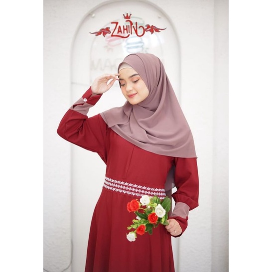 ZAHIN ORI VIONA DRESS // Gamis Itycrepe // Gamis itycrep // Gamis muslimah