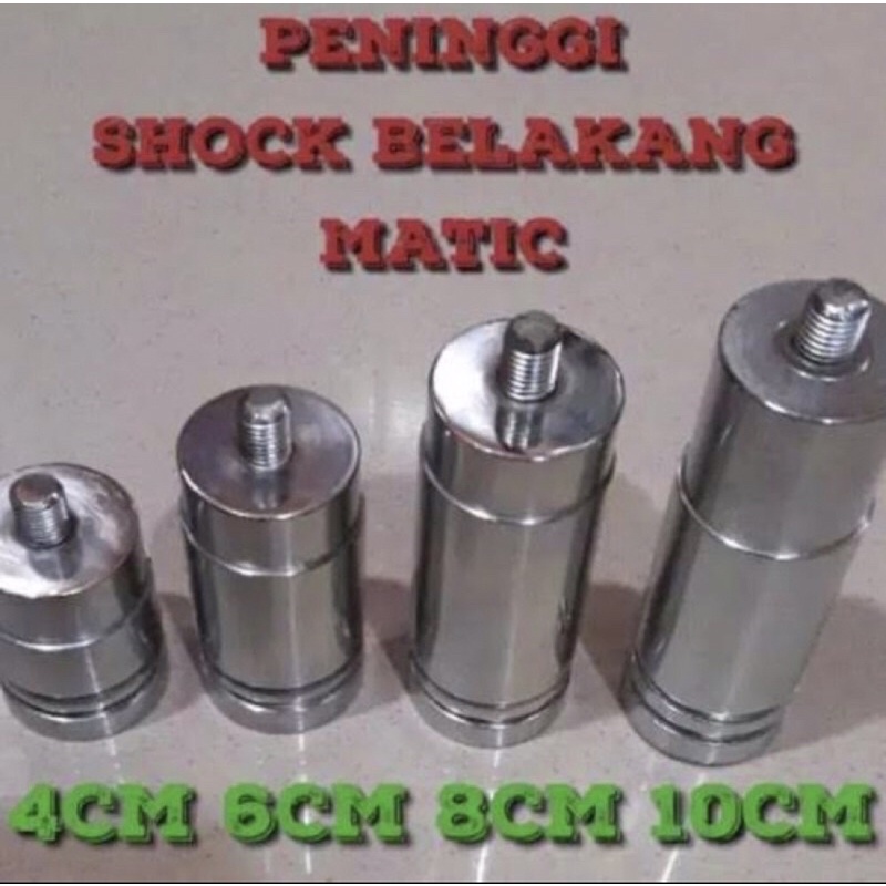 Peninggi Shock Belakang Matic Universal Motor Vario Scoopy Mio Beat Nmax Pcx Aerox Fino Lexi Mio M3 Mio Soul Beat Fi Scoopy Fazzio DLL ALL Matic