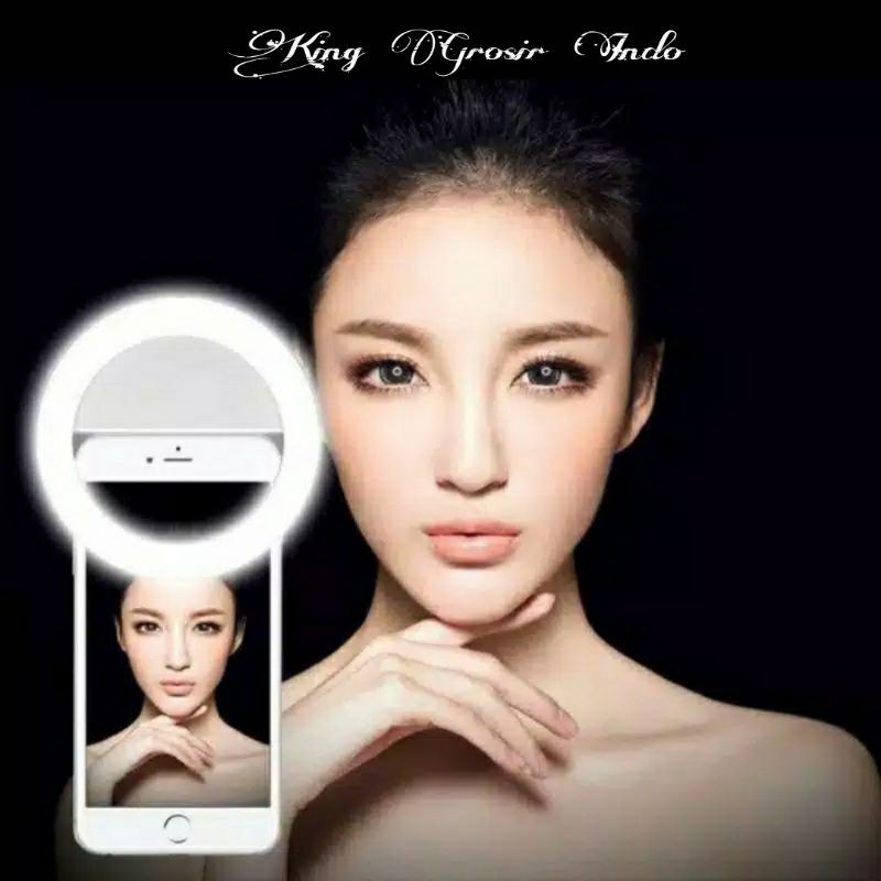 Selfie Ring Light / Ring Light Jepit Di Hp RK-12 / Universal Ring Light RK 12