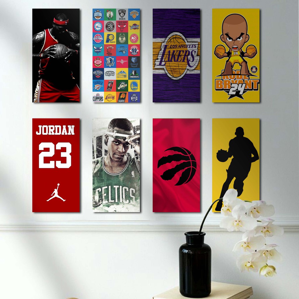 Hiasan dinding BASKET NBA / dekorasi dinding / dekorasi kamar / poster dinding / WALLDECOR