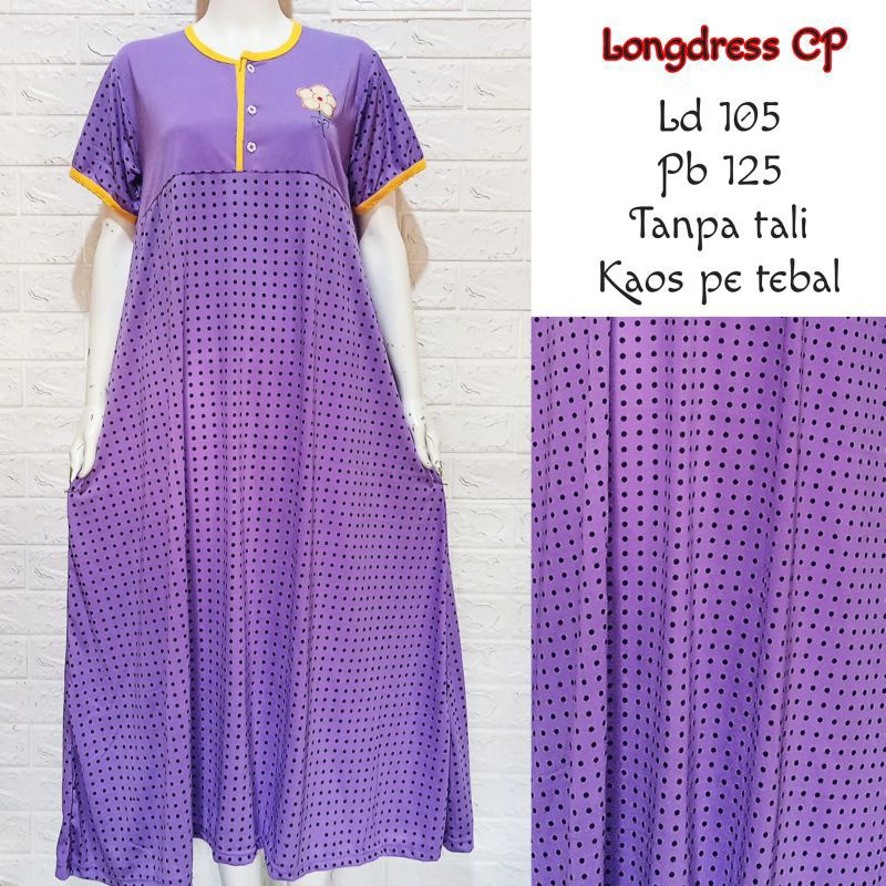 Daster Gamis Baju Tidur Wanita Terlaris ( Gamis longress Lengan Pendek )