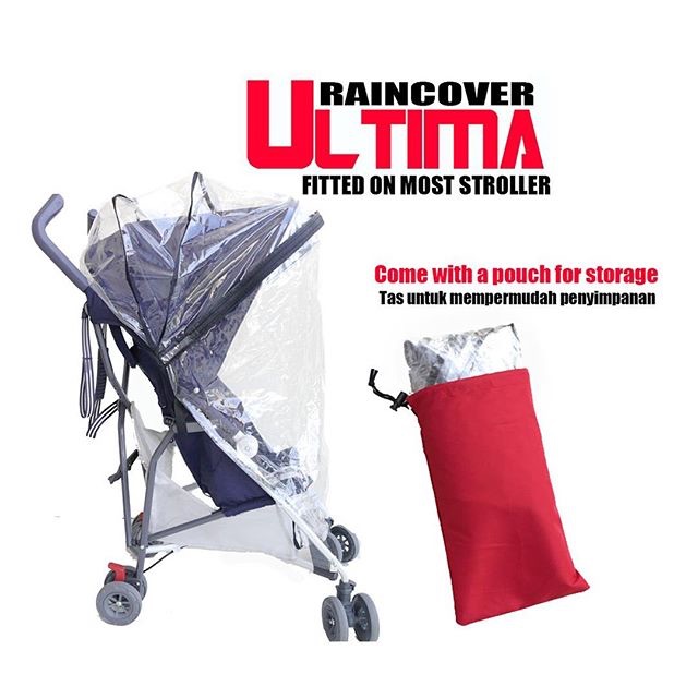 stroller raincover ultima bisa untuk semua stroller Inc pockit  (JUAL PENUTUP HUJAN bukan stroller)