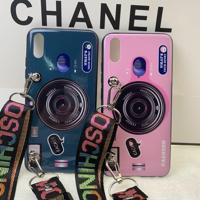 VIVO V19/ V20/ VIVO S1/ V17PRO/ Z1PRO/ S1PRO/ FUZE CASE MOTIF CAMERA + TALI SLEMPANG
