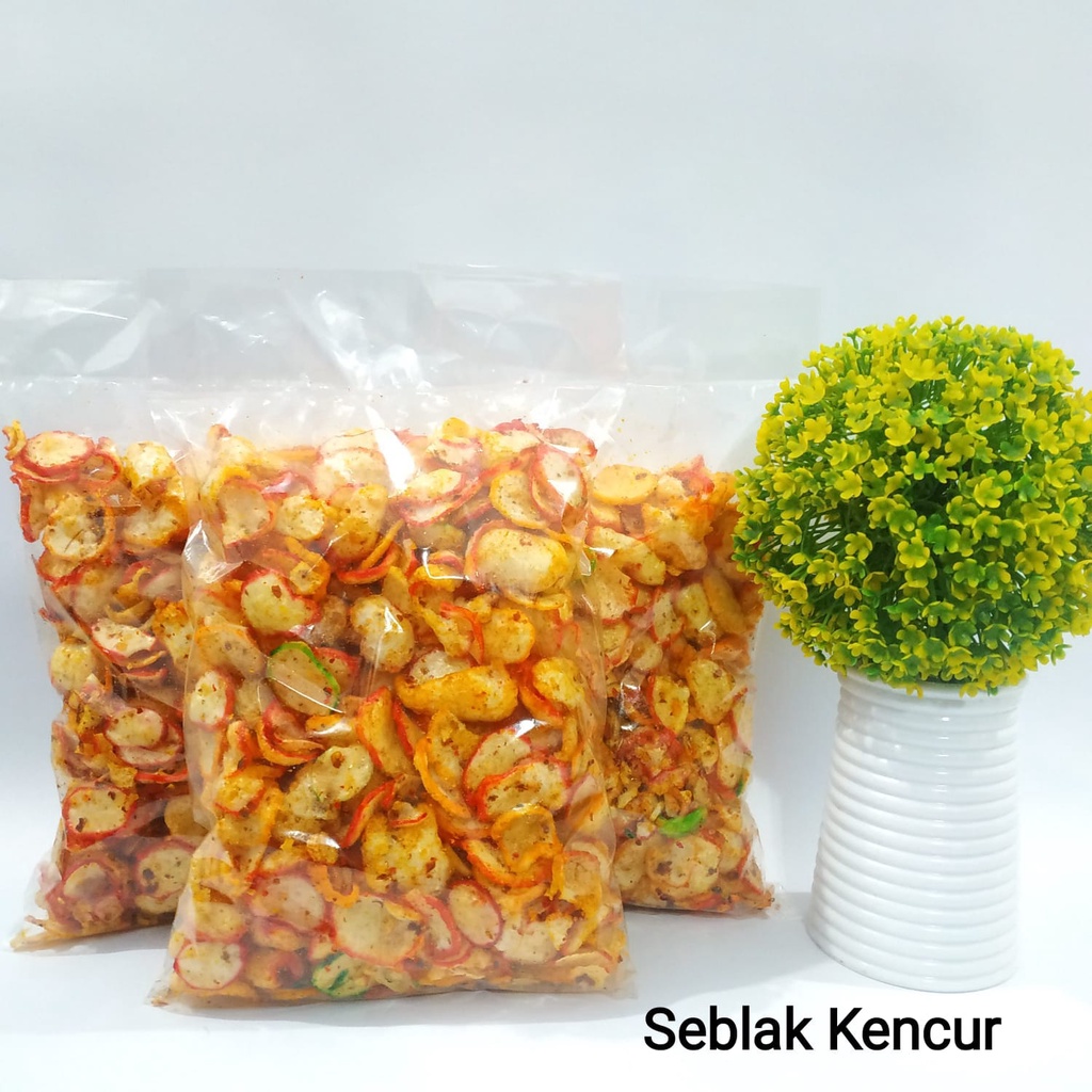 

KERUPUK SEBLAK KENCUR PEDAS 250 GRAM - Kerupuk Seblak/Kerupuk Pedas/Kerupuk Daun Jeruk/Camilan Pedas/Snack Kiloan
