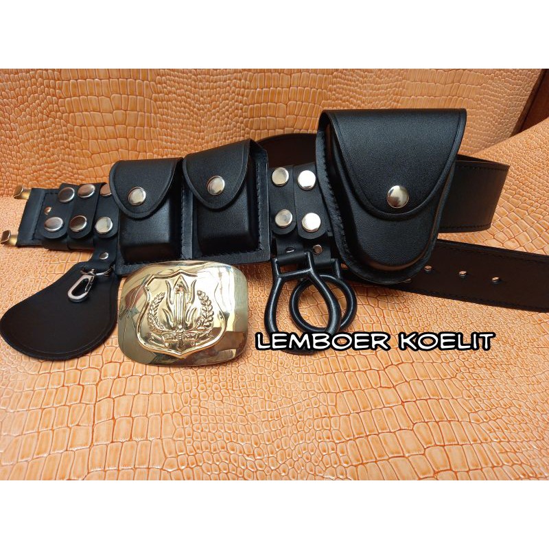 kopel satpam security kulit asli lengkap