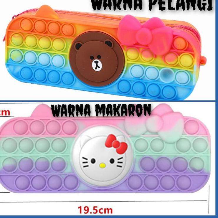 

Sudah READY.. KOTAK PENSIL POP IT KARAKTER KOTAK PENSIL POP IT PELANGI DAN MAKARON