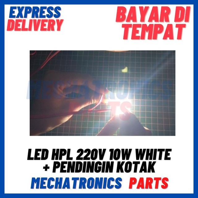 [DSP-9341] LED HPL 220V 10W WHITE + PENDINGIN KOTAK