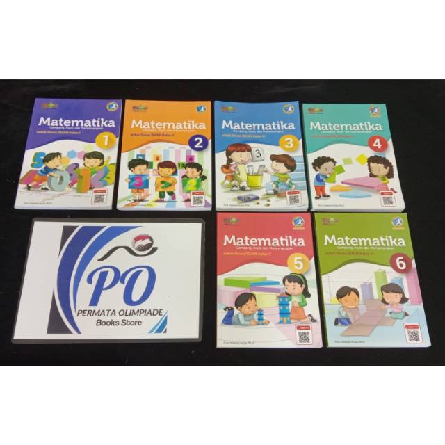Buku Gasing Kurikulum13 Matematika Kelas 1-6 SD/MI. Penulis Prof. Yohanes Surya Ph. D