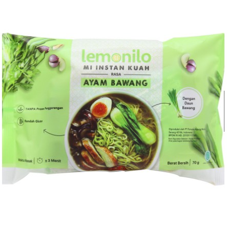 

LEMONILO MIE KUAH INSTAN MIE SEHAT TANPA PENGAWET, TANPA MSG 70 GR