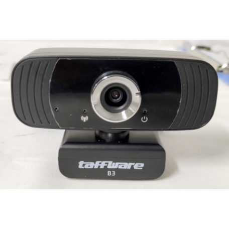 Taffware HD Webcam Desktop PC Laptop Video Conference 1080P with Microphone  B3 - Black