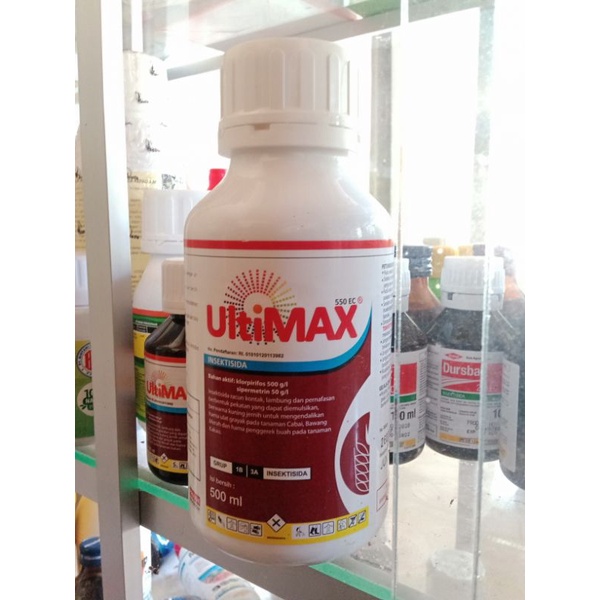 UltiMAX insektisida 550 EC mengendalikan hama ulat | tersedia dalam 500ml, 100ml