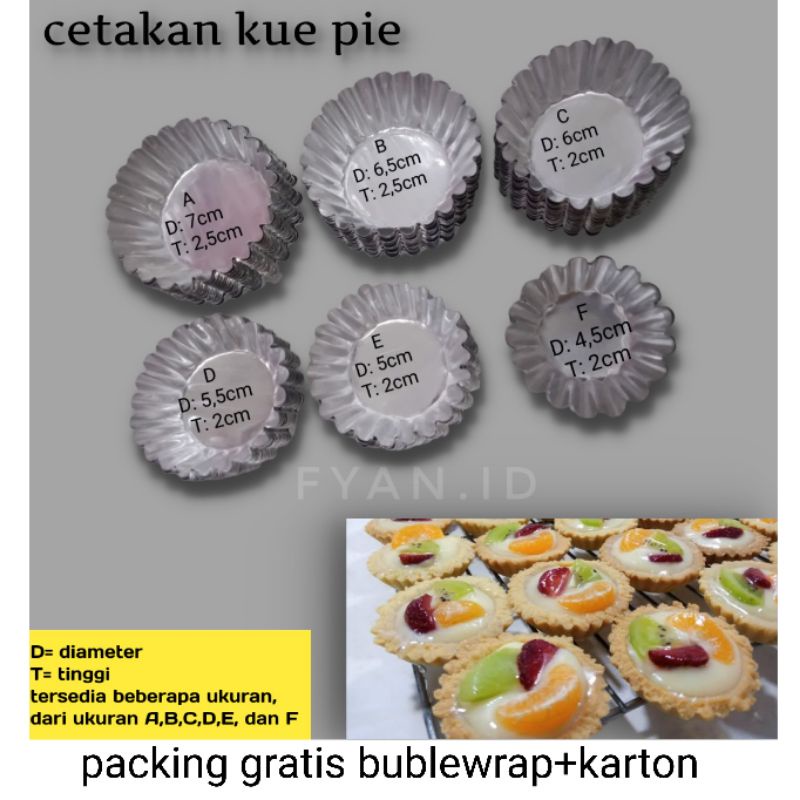 cetakan kue pie mini
