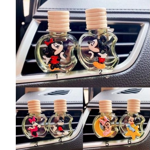 PARFUM KLIP BOTOL // jepit AC pewangi mobil airfreshener Mickey