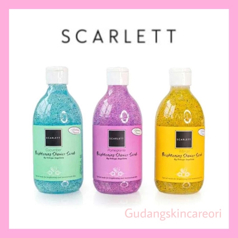 Scarlett Body Showerscrub ( sabun mandi scarlett )