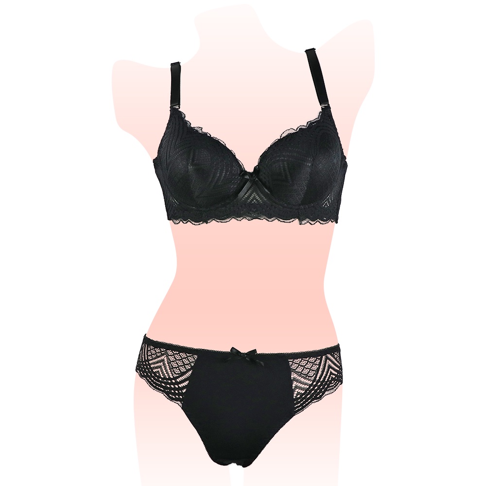 Setelan Bra dan Celana Dalam Pakaian Dalam Wanita CD BH SC 1801 SET
