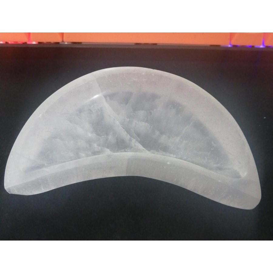 Batu Selenite Moon Bowl