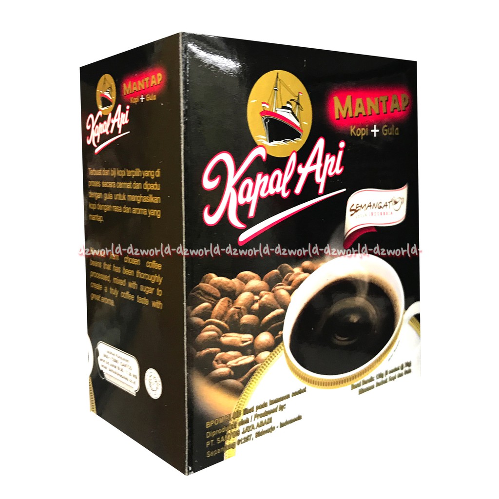 Kapal Api Kopi Gula Mantab Isi 5sachet Kopi Kapalapi Instan 2in1 Kemasan Saset