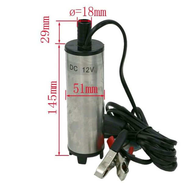 COD ✅ Pompa Minyak Bensin Air Celup Elektrik Listrik Mini Kecil Portable Diesel Pump Oli Minyak Murah