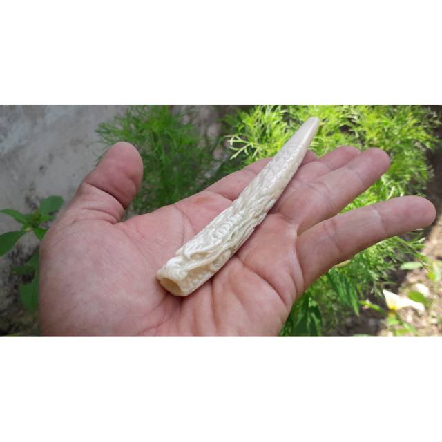 ONCE PIPA TULANG SAPI UKIR  NAGA GALAK