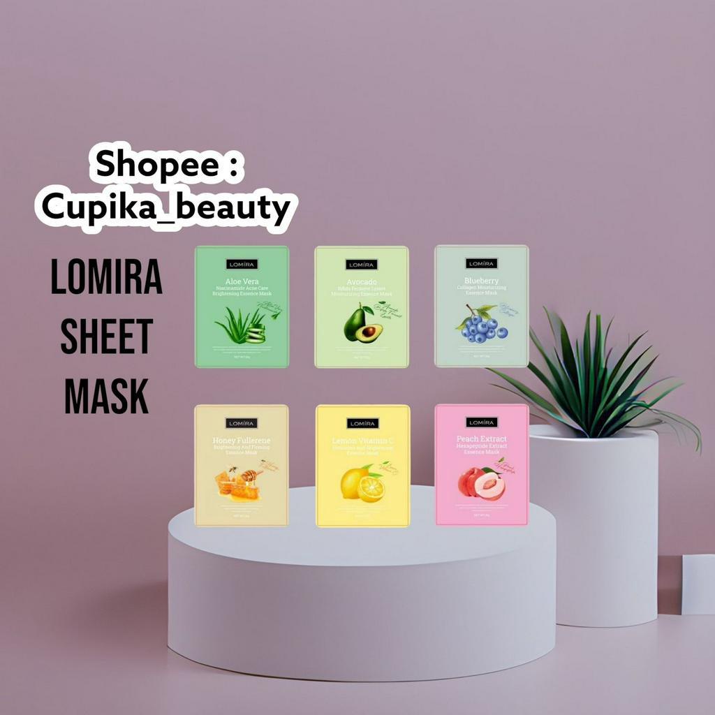 LOMIRA SHEET MASK - MASKER TISU LOMIRA BEST SELLER - LOMIRA SKIN MASK SHEET MASK