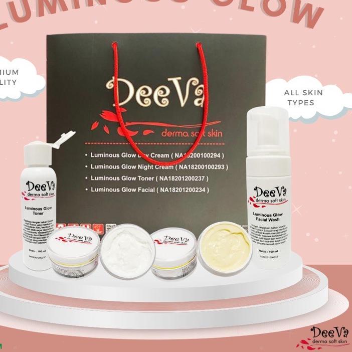 Promo Bulan Ini LR084 DeeVa Luminous Glow’s Package (skincare bpom / perawatan wajah / rangkaian s