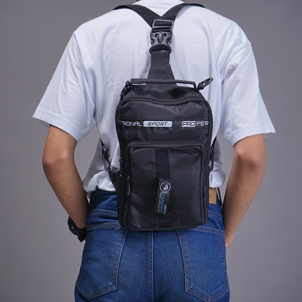 Tas Selempang Pria Waistbag Pria Tas Ransel Pria Tas Multifungsi ESL05