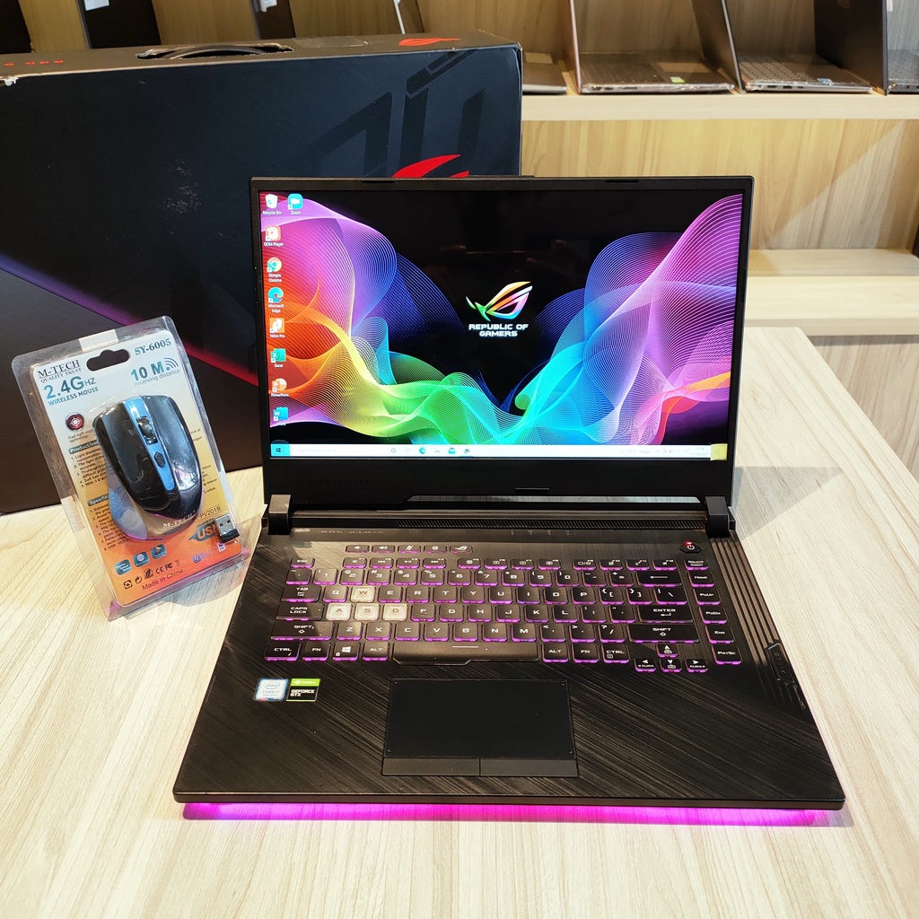 ASUS ROG STRIX G531GD (Core i7 gen 9) RAM 8gb Hdd 1tb Dual VGA NVIDIA GeForce GTX 1050 (4GB)