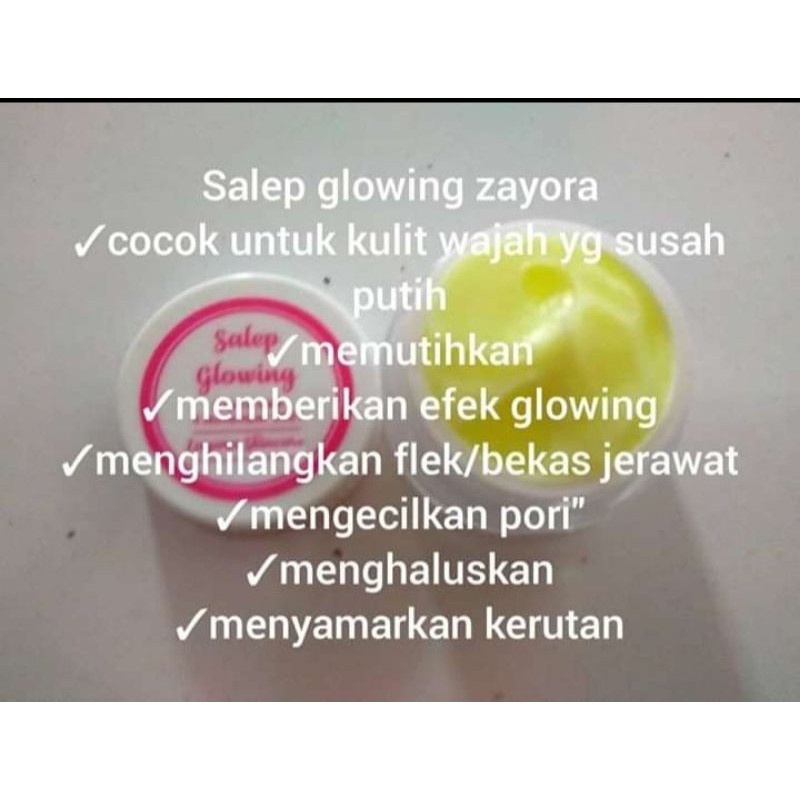 GROSIR SALEP GLOWING ZAYORA 10GR SKINCAREZAYORA KRIM MALAM