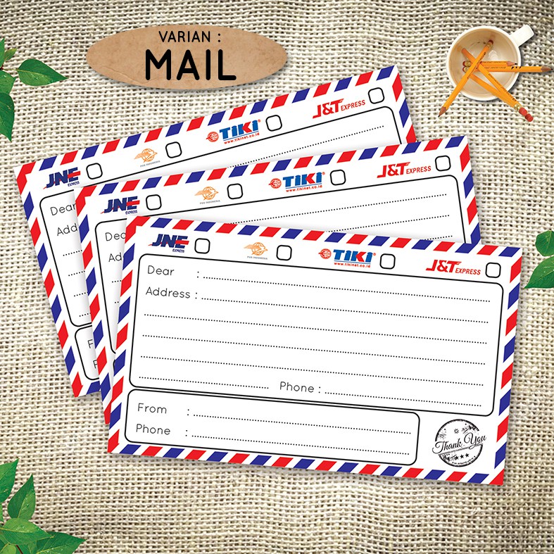 Stiker Alamat Pengiriman Olshop Sticker Shipping Label Stiker Alamat Pengiriman Olshop Sticker Shipping Label