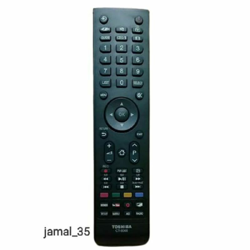 REMOTE REMOT TV TOSHIBA SMART TV LED CT-8068 ORIGINAL ASLI