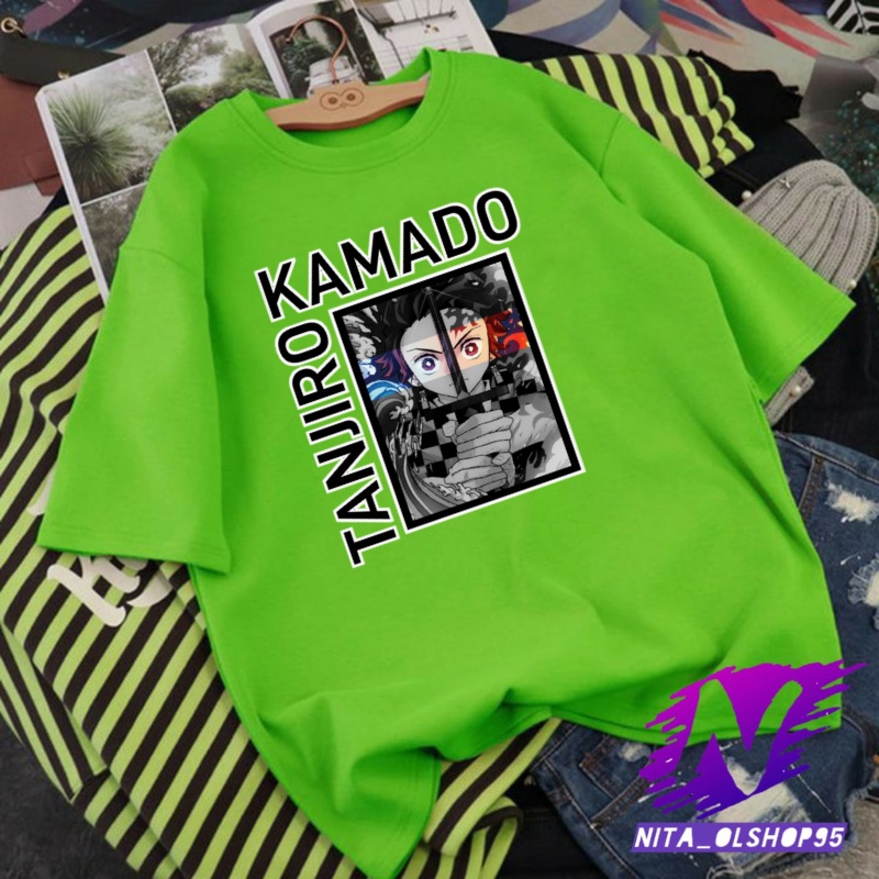 baju anak tanjiro kaos anak anime tanjiro kamado