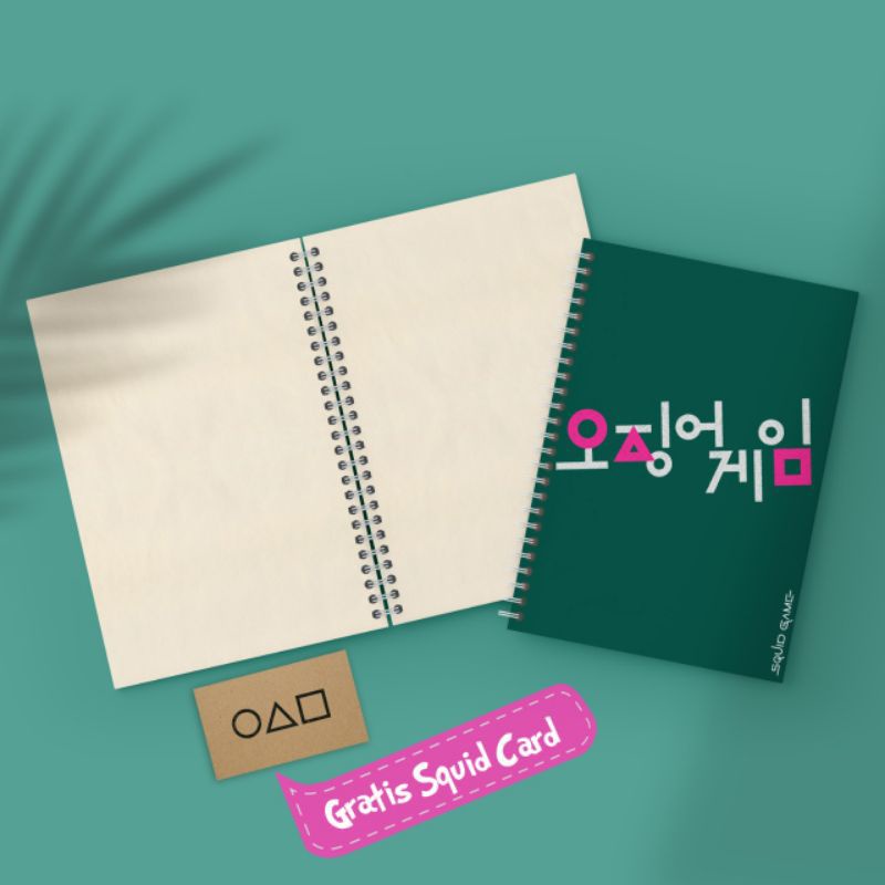 

NOTEBOOK SQUID GAME A5 / SQUIDGAME / BUKU SKECHBOOK SQUID GAME. #SQUIDGAME