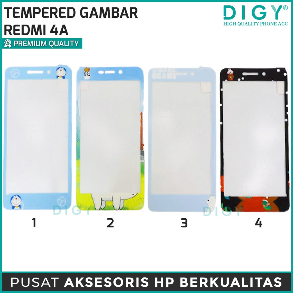 Tempered Glass Cartoon REDMI 4A 4X 5 5A 5 PLUS NOTE 5A S2