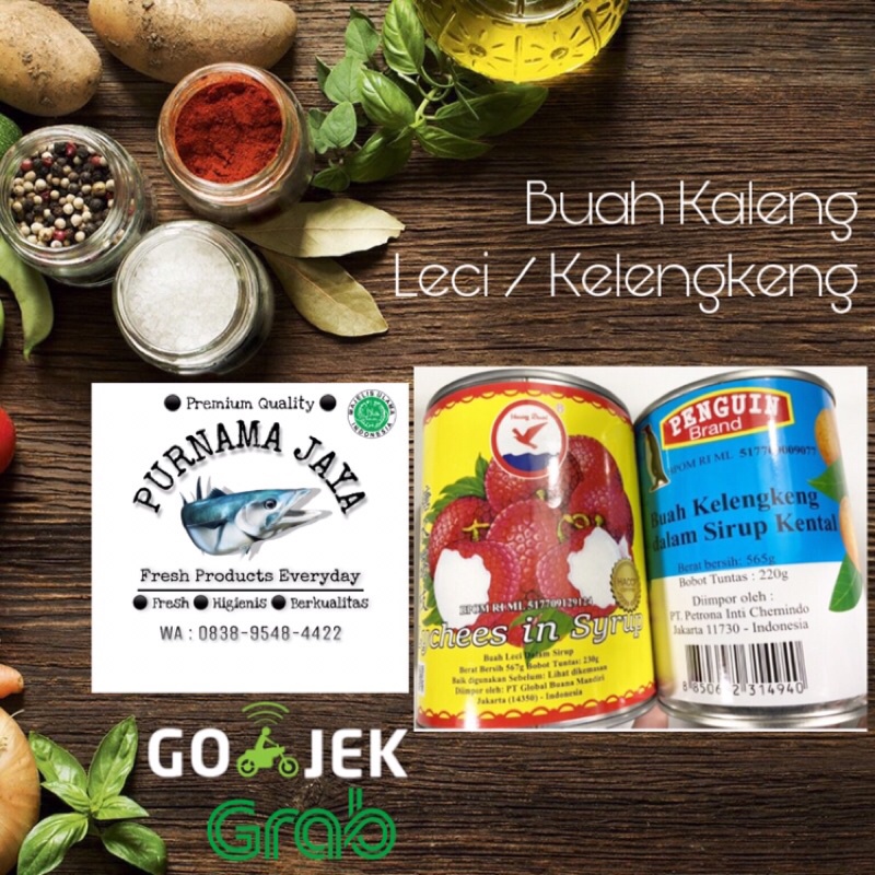 

leci / kelengkeng kaleng sirup